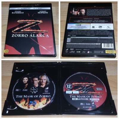 Zorro álarca (UHD + BD) 
