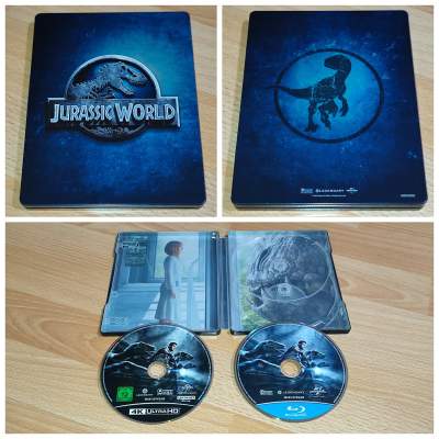 Jurassic World 1. (UHD + BD) 
