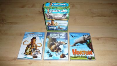 3 családi móka (Horton / Jégkorszak / Jégkorszak 2.) (3 DVD)
