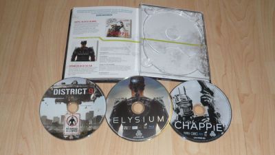 Blomkamp3 gyűjtemény (3 BD)  (District 9, Elysium, Chappie)
